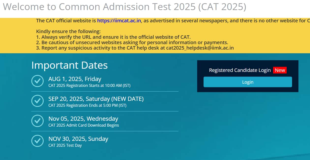  Eligible candidates can download the CAT 2025 admit card through the official website at iimcat.ac.in, once out.