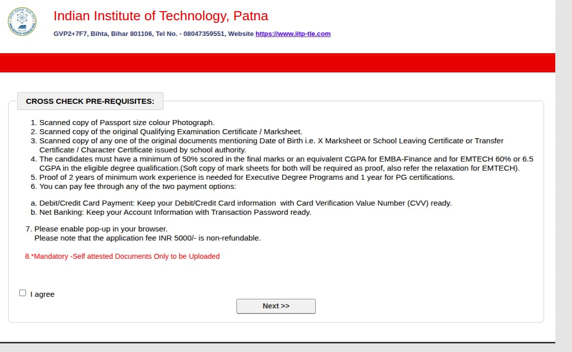 IIT Patna online programmes