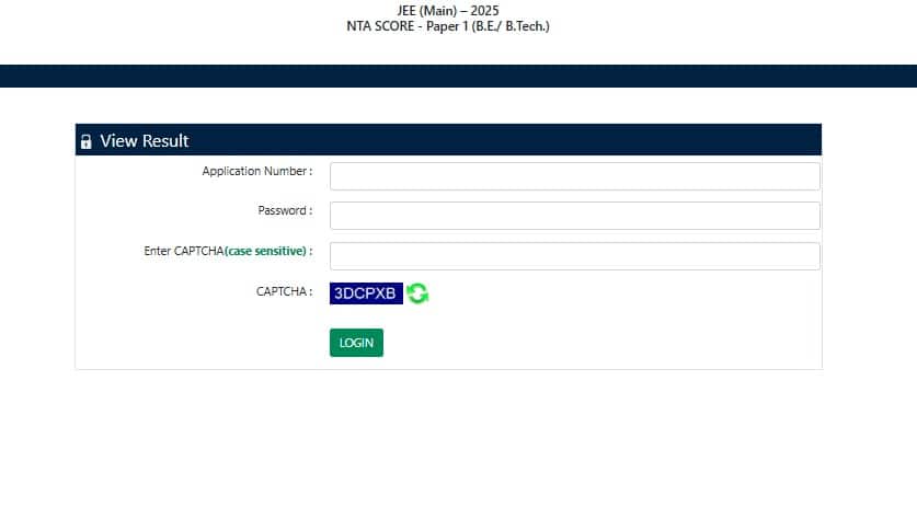 The National Testing Agency (NTA) will declare the JEE Main result 2025 on the official website at jeemain.nta.nic.in.