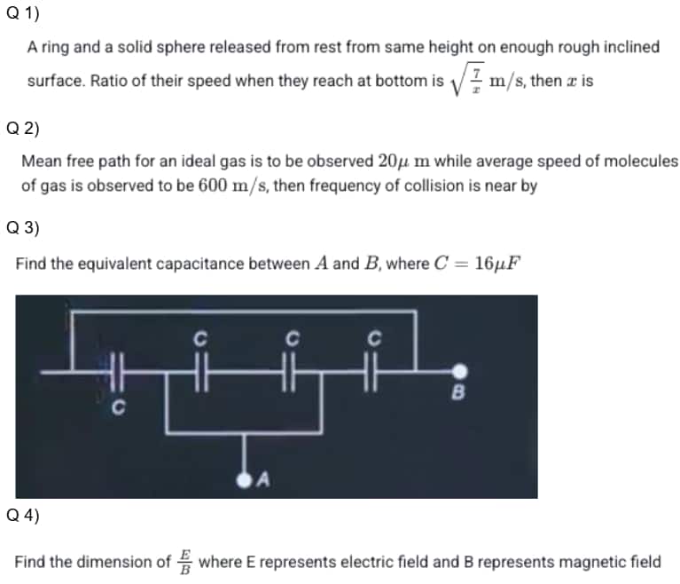 The Physics section in the April 4 morning shift was easier than Mathematics but a bit more difficult than Chemistry.