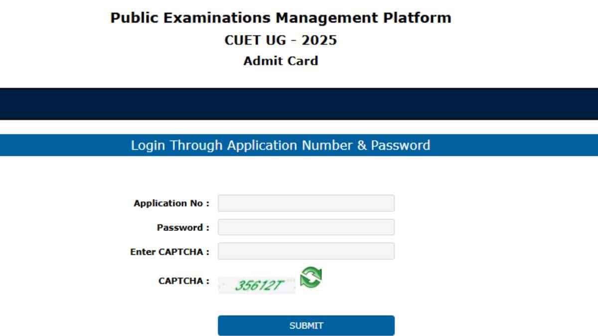 CUET UG admit card 2025 details