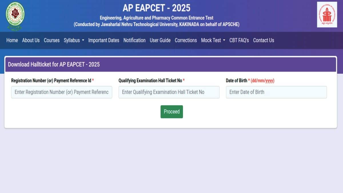 AP EAMVET admit card 2025 official page