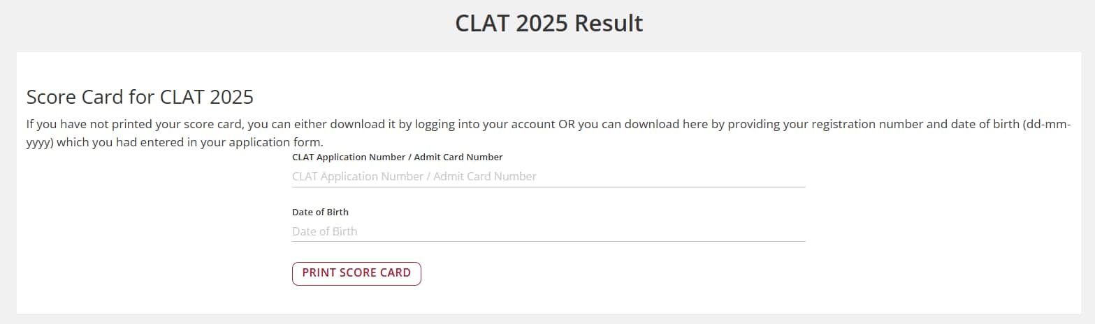 CLAT UG 2025 revised final answer key available on consortiumofnlus.ac.in.