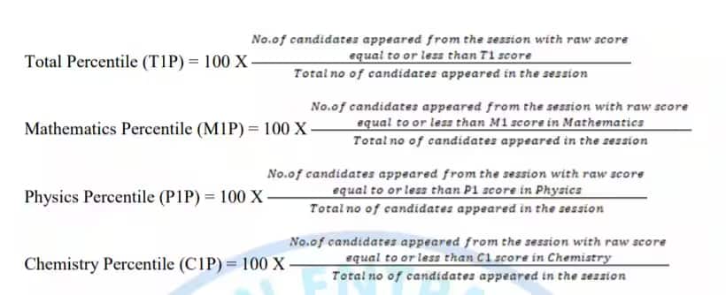 MHT CET 2025 Percentile Calculation Formula