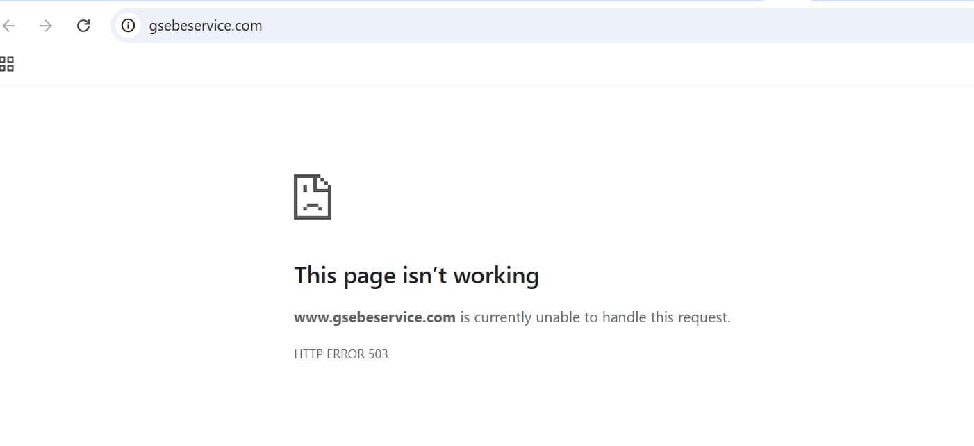 gseb.org website for GUJCET result 2025 is not working now. 