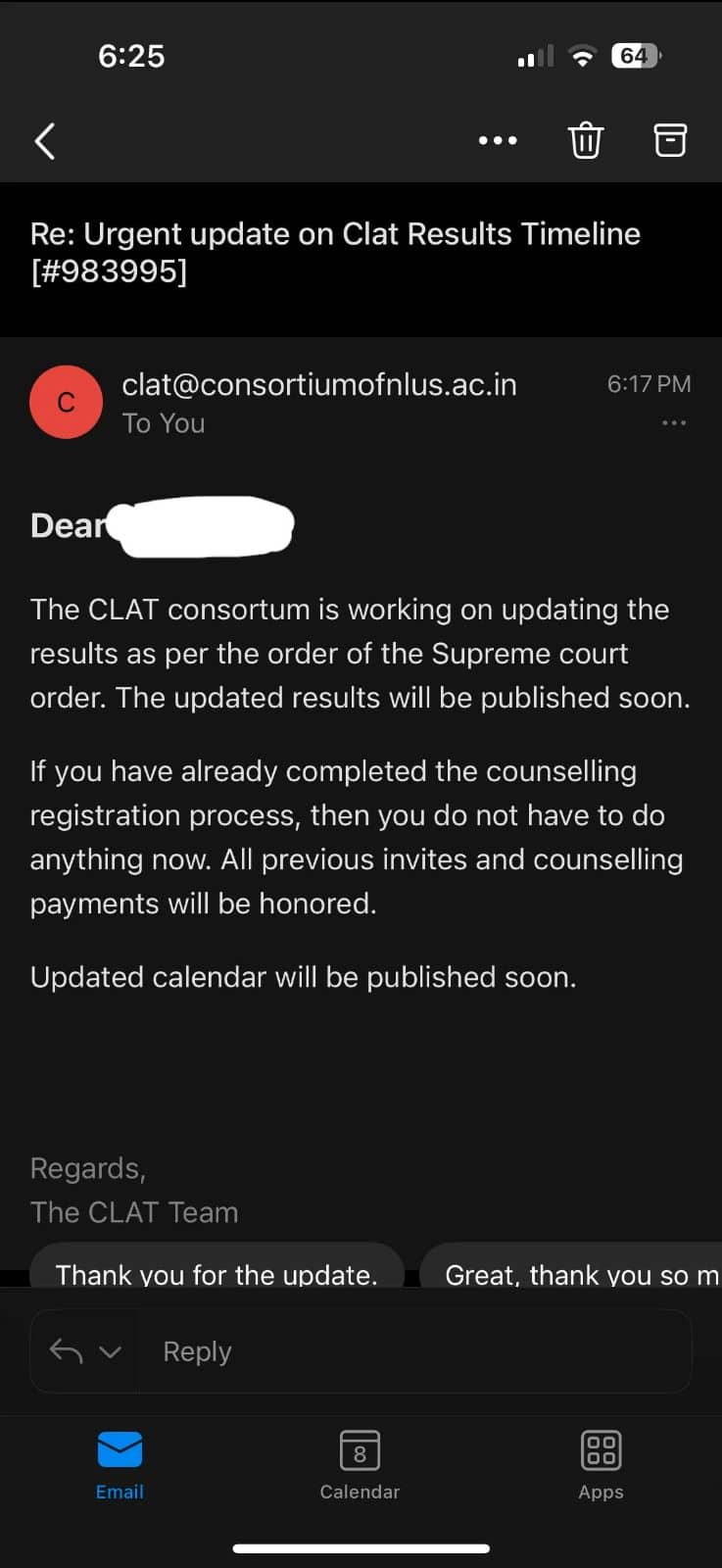 What is the Update Issued by the Consortium of NLUs?