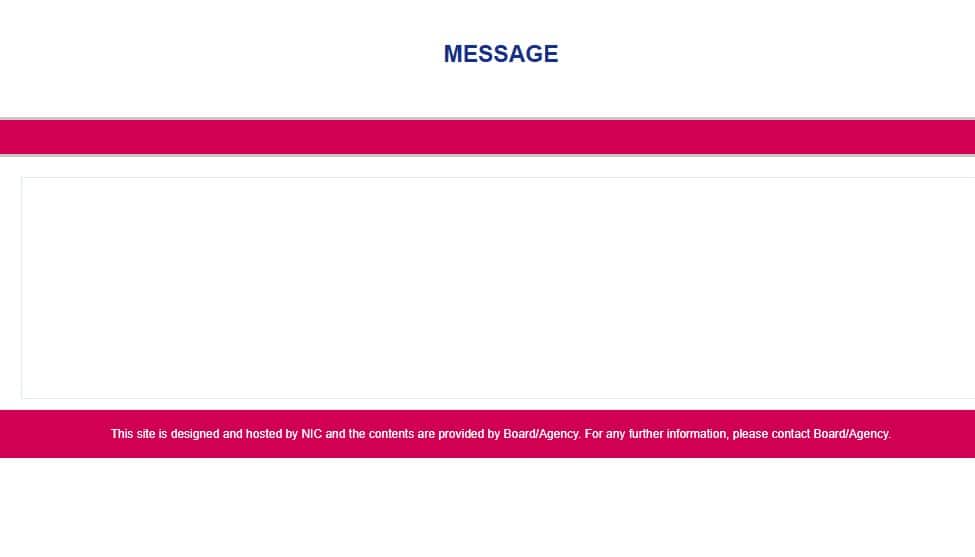 ntaresults.nic.in is under maintenance