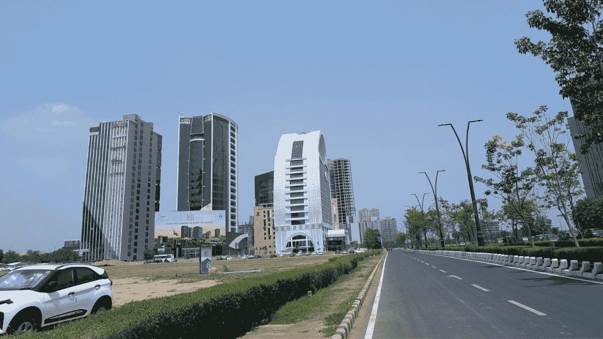 gift city gujarat is still under construction