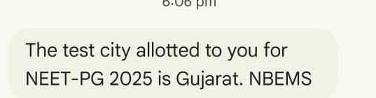 NBEMS NEET PG city slip 2025 released. 