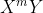 X^{m}Y