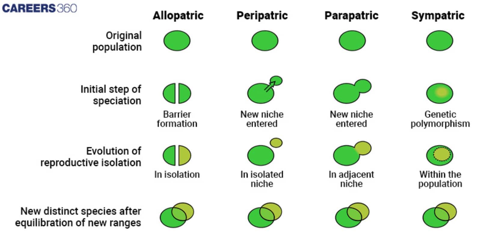 Types Of Speciation