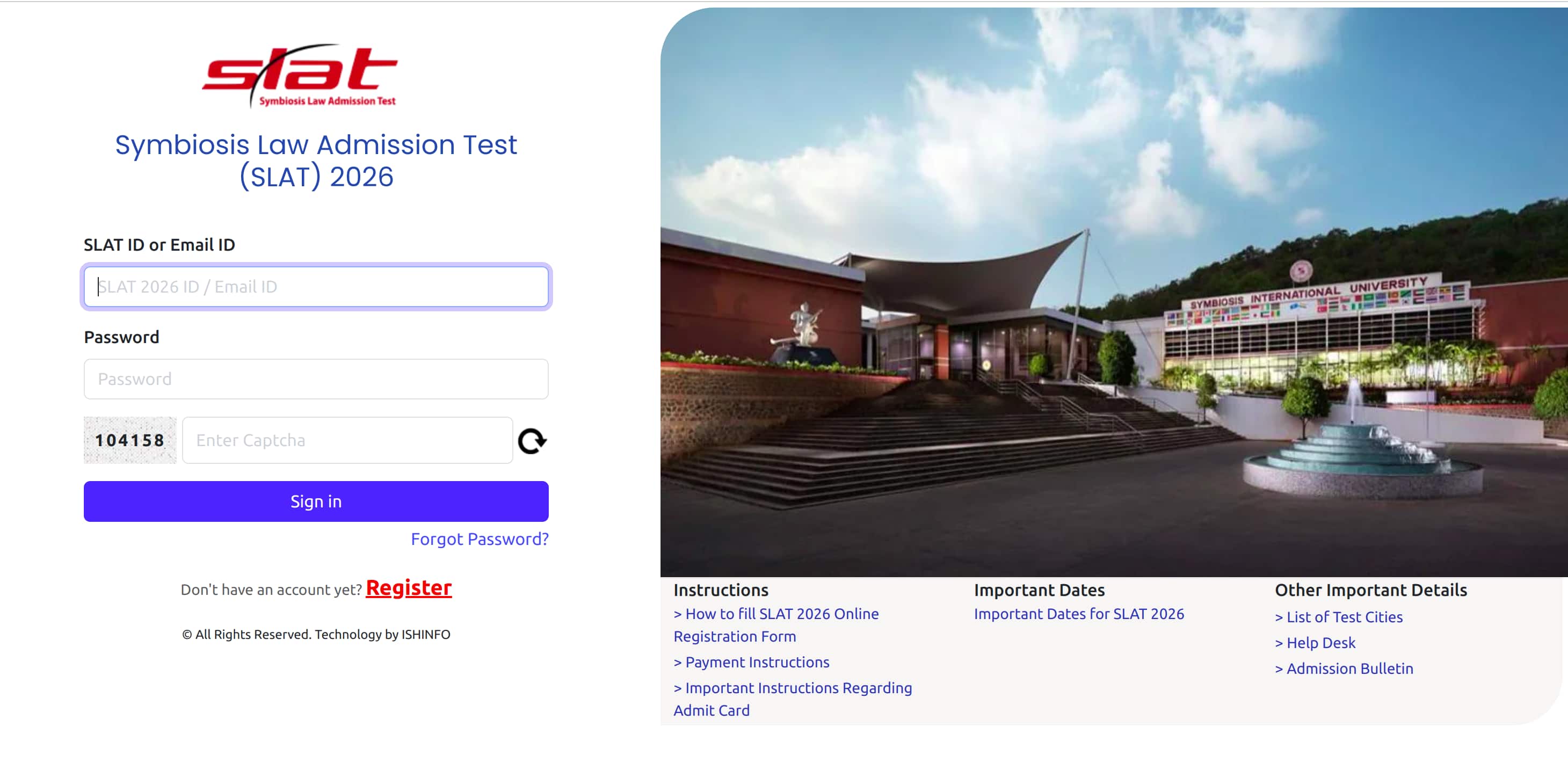Step 1 - SLAT registration 2026