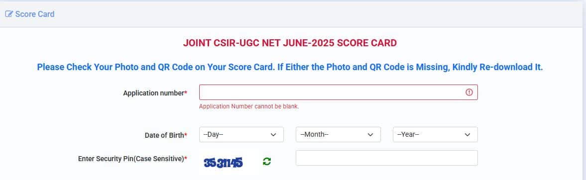 CSIR UGC NET result 2025 out 