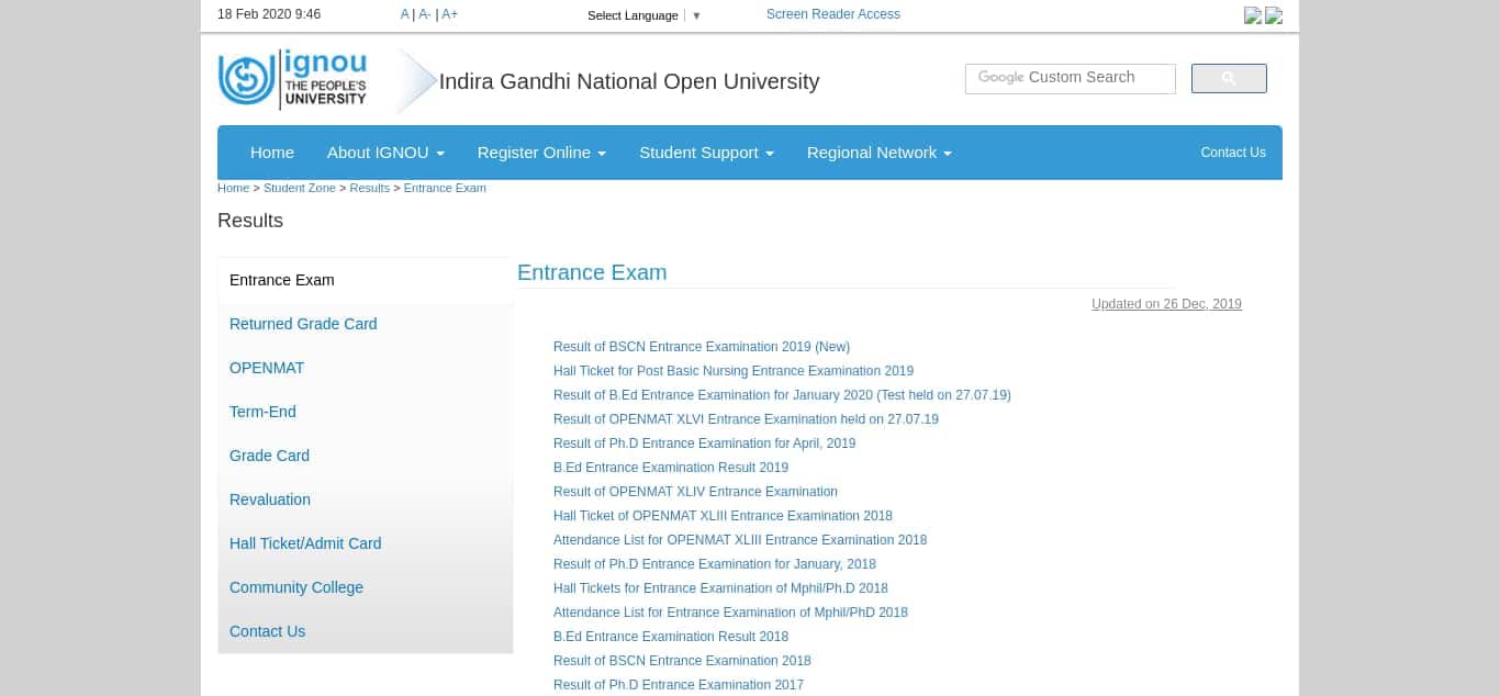 Entrance-Exam