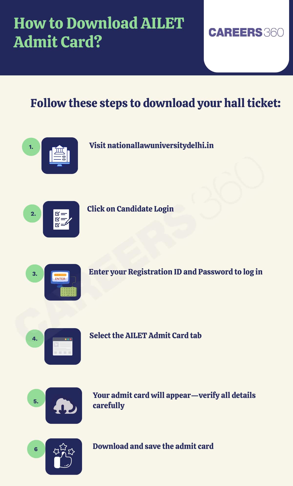 How to Download AILET Admit Card 2026?