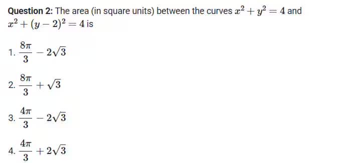 JEE Mains Jan 23 Shift 2 Question