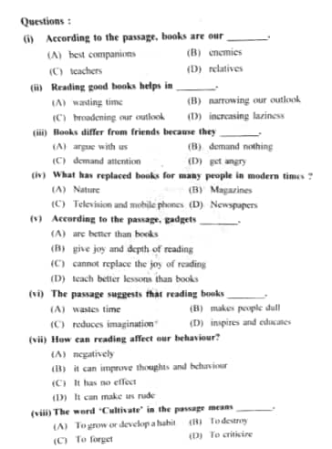 MP 12th English Question Paper 2026
