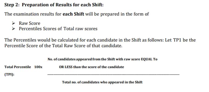 How to Calculate Percentile using JEE Main answer key