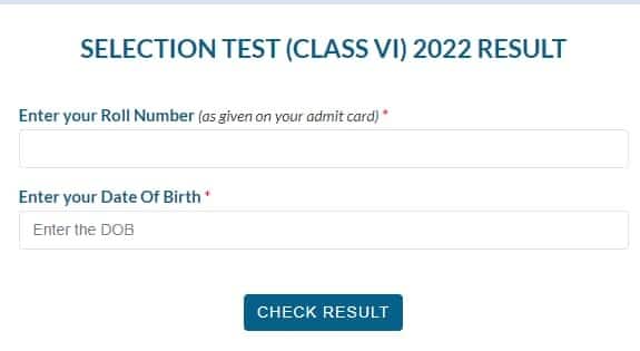 JNV%20Class%206%20admission%20result%202022%20window