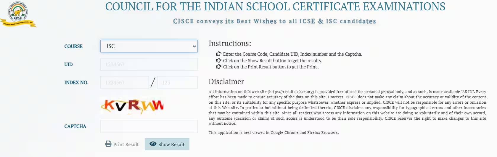 ISC 12th Result 2026