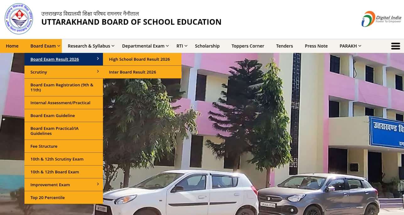 Official website to check UK Board Class 10 and Class 12 result 2026