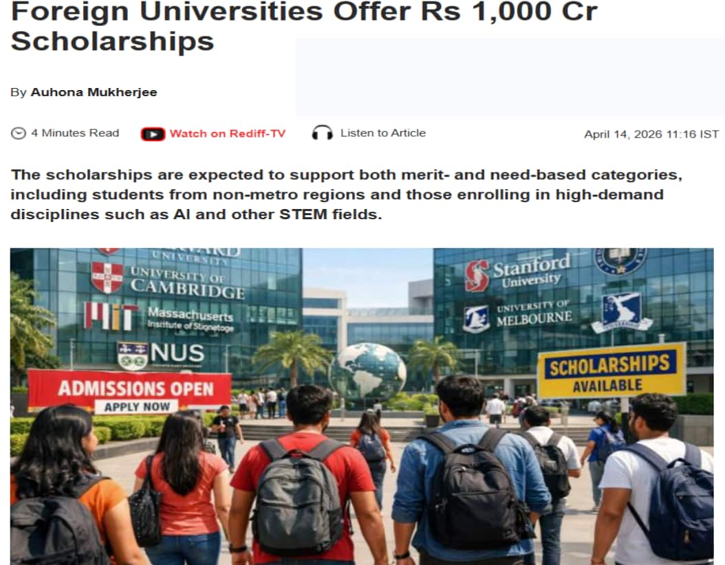 Foreign Universities Scholarships