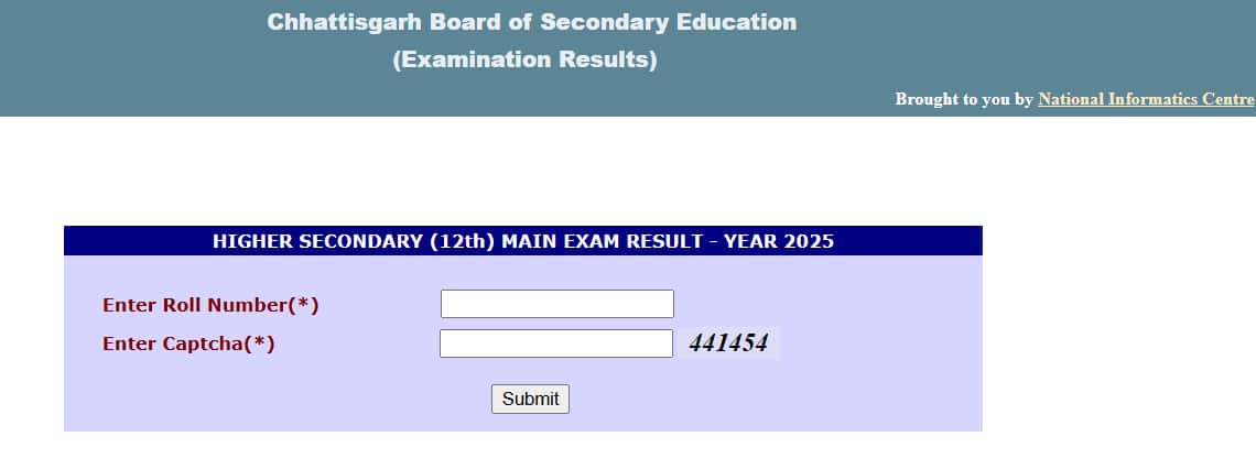 cgbse 12th result 2026