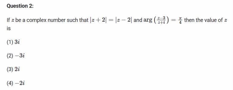JEE Mains 2026 April 4 Shift 1: Memory-Based Questions Maths