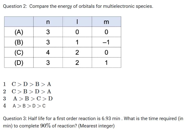 JEE Mains 2026 April 5 Shift 1: Memory-Based Question