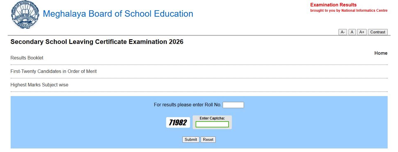 MBOSE SSLC Result 2026 Official Website