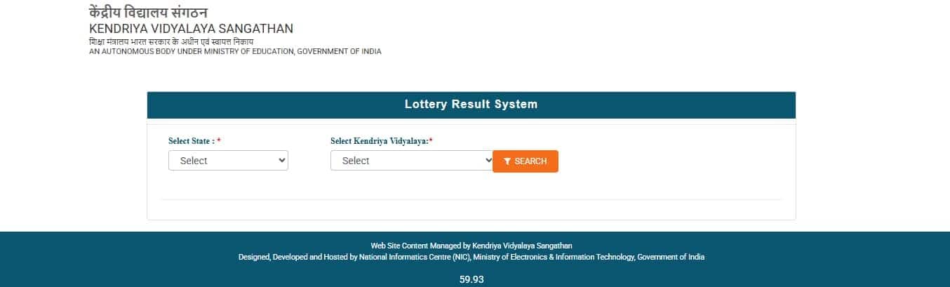 KVS Lottery System