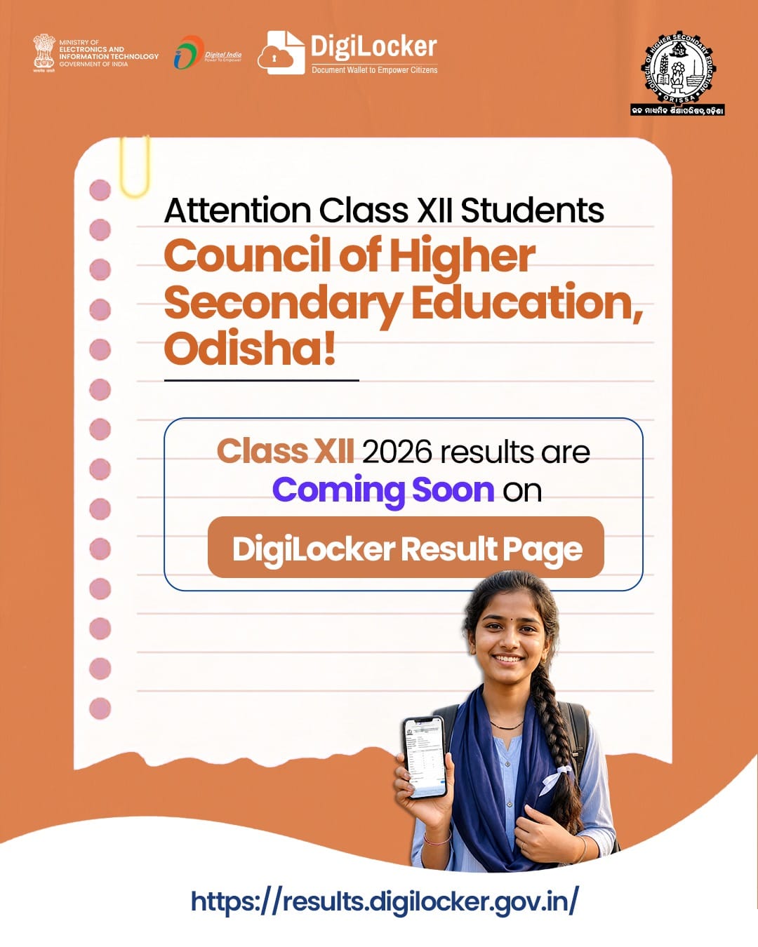 Odisha +2 Result 2026: Marksheet soon on DigiLocker