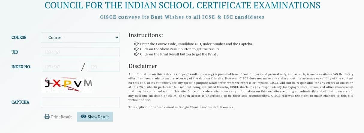 CISCE Improvement Result
