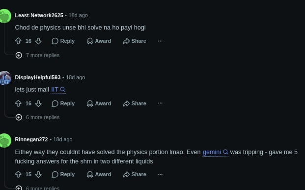 Student Reactions on JEE Advanced Paper Leak