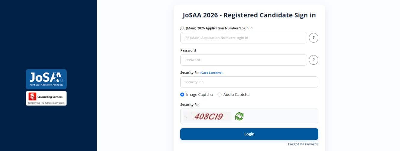 JoSAA 2026 Round 3 seat allotment out
