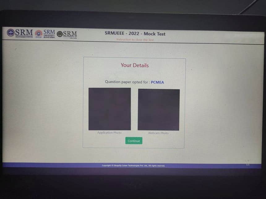 SRMJEEE_Mock_Test