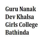 Guru Nanak Dev Khalsa Girls College, Bathinda