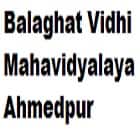 Balaghat Vidhi Mahavidyalaya, Ahmedpur