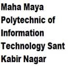Maha Maya Polytechnic of Information Technology, Sant Kabir Nagar