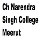 Ch Narendra Singh College, Meerut