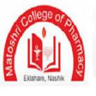 Matoshri College of Pharmacy, Eklahare Courses & Fees Structure 2023 ...