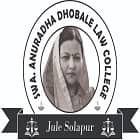 Late Anuradha Dhoble Law College, Jule Solapur