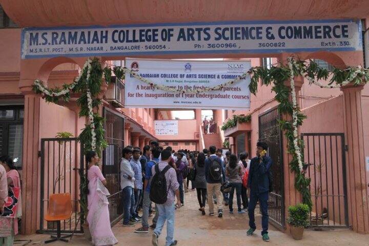 M S Ramaiah College Of Arts Science And Commerce, Bangalore: Admission ...