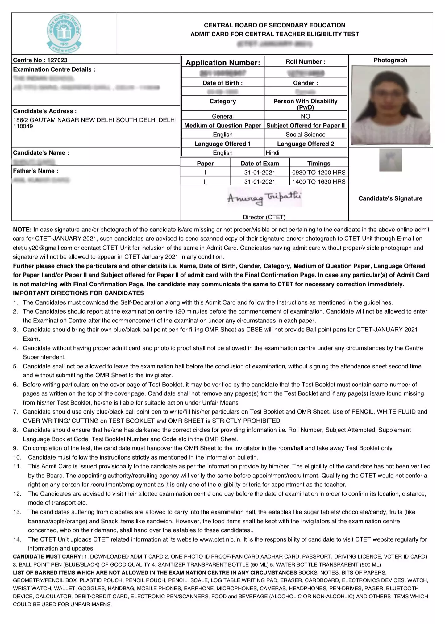 CTET 2024 Exam (For January Session) : Exam Date, Admit card, Pattern,  Syllabus, Mock Test