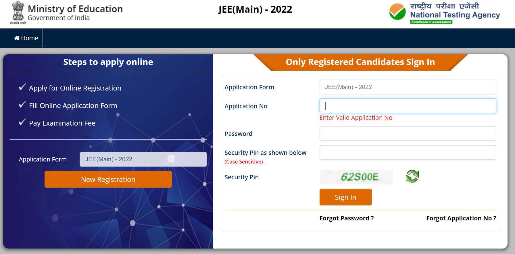 Jee Main Application Form 2023 Fees Printable Forms Free Online