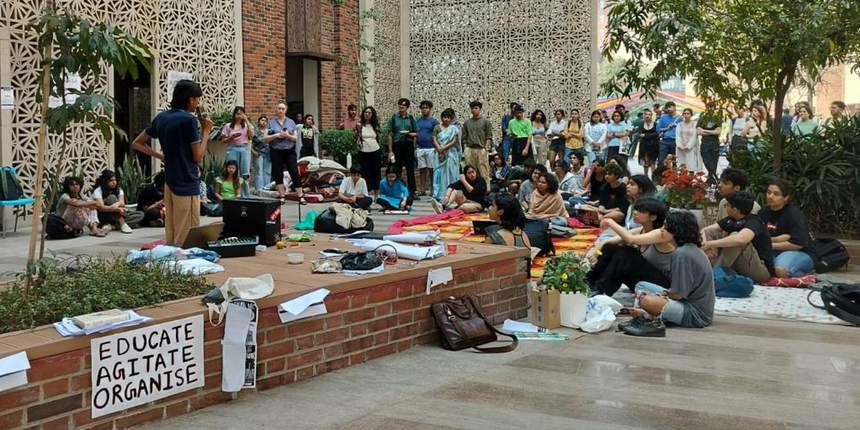 Students across private liberal arts universities are witnessing a crackdown on academic freedom and right to protest on campus. (Representational Image: X/Social Justice Forum, Ashoka University)