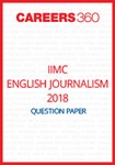 IIMC English Journalism Question Paper 2018