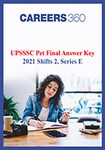 UPSSSC PET answer key 2021 Shift 2 Series E