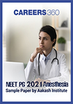 NEET PG 2021 Anesthesia Sample Paper by Aakash Institute