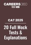 CAT 2025 Mock Test Series - 20 Sets, Questions with Solutions By Experts